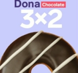 3×2 en donas de chocolate en 7-Eleven