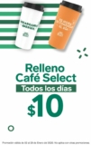 En 7-Eleven relleno de Café Select a $10 todos los días