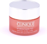 Crema anti-arrugas contorno de ojos Clinique All About Rich Eyes baja a su menor precio