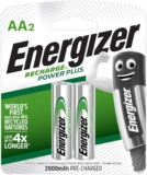 Pilas AA recargables Energizer Recharge Power Plus con 2 piezas a un precio buenísimo