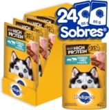 24 pack alimento húmedo para mascotas Pedigree High Protein baja a un excelente precio