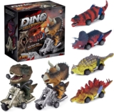 Oferta flash: juego de 6 autos de dinosaurio para niños bajan a su menor precio