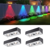 Juego de 4 luces LED para exteriores quedan a un muy buen precio