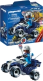 Set de juego Playmobil policía en cuatrimoto vehículo de tracción baja a un gran precio