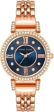 Oferta flash: reloj de pulsera para mujer Anna Klein oro rosa con brillantes baja a un excelente precio