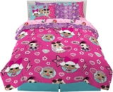 Juego de cama completo LOL Surprise tamaño matrimonial con sábanas, edredón y fundas