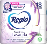 Papel higiénico Regio Suspiros de Lavanda con 18 rollos baja a un precio excelente