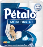 Papel higiénico Pétalo Maxi Resist con 18 rollos baja a un excelente precio