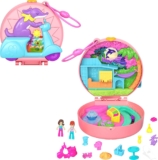 Muñeca Polly Pocket set de juego Mundo Sorpresa Perrito en Moto baja a su menor precio