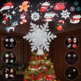 Oferta flash: adorno proyector de imágenes navideñas para árbol de Navidad baja a su menor precio