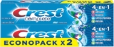 Econopack pasta dental Crest Complete 4 en 1 con 2 piezas de 90 ml bajan a su menor precio