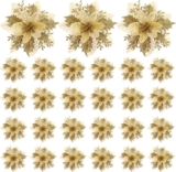 Liquidación en juego de 24 adornos florales de pascua para decoración bajan a su menor precio