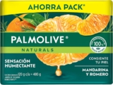 4 pack jabones Palmolive Naturals Sensación Humectante Mandarina y Romero baja a su menor precio + 10% adicional con Planea y Ahorra