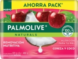 Ahorra pack Palmolive Naturals Renovación Nutritiva con 4 jabones baja a un gran precio