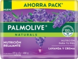 Ahorra pack Palmolive Naturals Nutrición Relajante con 4 jabones baja de precio + 10% adicional con Planea y Ahorra