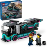 Set de construcción Lego City auto de carreras y camión transportador bajan a su menor precio