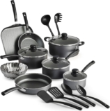 Batería de cocina Tramontina Primaware de 18 piezas baja a un gran precio