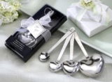 Cucharas medidoras en forma de corazón de acero inoxidable bajan a su menor precio