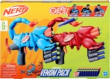 Juego de 2 lanzadores Nerf Wild Venom Pack con diseño de escorpión bajan a un excelente precio