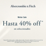 Rebajas Winter Sale Abercrombie & Fitch: Hasta 40% de descuento