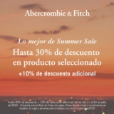 Summer Sale Abercrombie & Fitch: Hasta 30% de descuento + 10% adicional