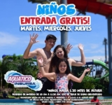 En Aquático Inbursa niños entran GRATIS el martes 6, miércoles 7 y jueves 8 de agosto 2019