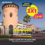 2×1 en vuelos a Laredo por Aeromar (limitado a 100 vuelos)
