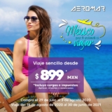 En Aeromar viajes sencillos nacionales desde $899