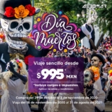 Promoción Aeromar Día de Muertos: Vuelos sencillos desde $995 impuestos incluidos