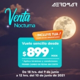 Venta Nocturna Aeromar: Vuelos desde $899 hasta las 12:00 de hoy