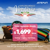 Venta Aeromar Viva México con vuelos redondos desde $1,699