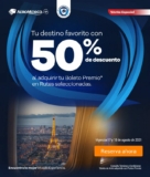Venta Especial Club Premier Aeroméxico: 50% de descuento en boletos premio