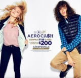 Promoción Aeropostale Aerocash: Compra $799 o más y llévate un cupón de $200 para tu siguiente compra