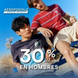 Promoción Aeropostale Día del Padre: 30% de descuento en prendas para hombres