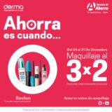 3×2 en maquillaje Revlon en Farmacias del Ahorro y Derma