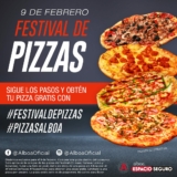Promo Día de la Pizza Alboa: compra una pizza y lleva Gratis la segunda
