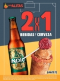 2×1 en bebidas y cervezas en Las Alitas de jueves a domingo durante 2024