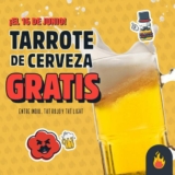 Promo Día del Padre las Alitas: tarrote de cerveza GRATIS para los papás