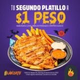 Promoción de Halloween Las Alitas: segundo platillo a $1 peso