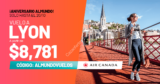 Promoción Aniversario Almundo: Vuelo a Lyon, Francia desde $8,781