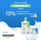 Código Amazon CeraVe de 10% de descuento en toda la marca