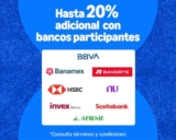 Cupones Amazon Mega Ofertas de hasta 15% de descuento, bonificaciones y meses sin intereses