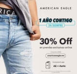 Promoción Aniversario American Eagle y Aerie: 30% de descuento en tienda online y App del 6 al 12 de octubre
