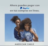 Promoción de Aniversario American Eagle: 20% de descuento al pagar con Paypal