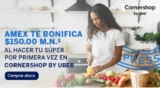 Promo Cornershop American Express: $150 de bonificación en una compra de $1,000