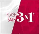 3×1 en ropa y calzado en la venta Flash de Andrea