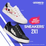 Andrea Hot Fashion 2022: 2×1 en tenis ya rebajados sólo hoy