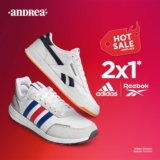 Andrea Hot Sale 2021: 2×1 en tenis adidas y Reebok seleccionados