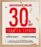 Aniversario online Express: 30% de descuento en toda la tienda