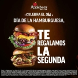 Applebee’s Día de la Hamburguesa: 2×1 en hamburguesas del 26 al 28 de mayo